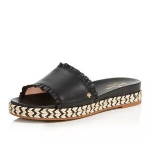 kate spade new york Women's Zahara Leather Slide Sandals